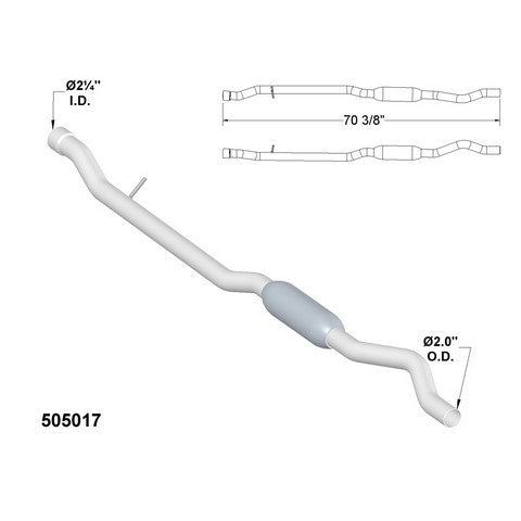 Exhaust Pipe OEM Industries 505017