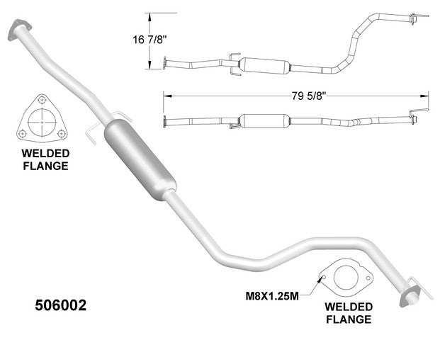 Exhaust Pipe OEM Industries 506002