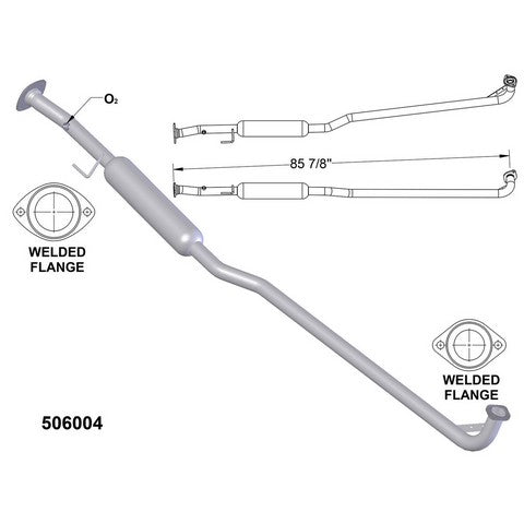 Exhaust Pipe OEM Industries 506004