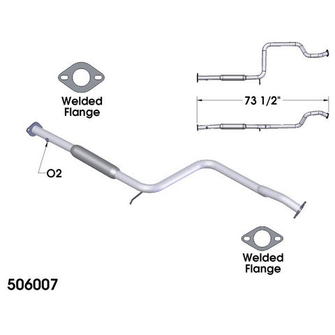 Exhaust Pipe OEM Industries 506007