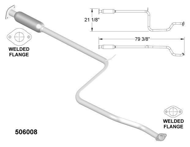 Exhaust Pipe OEM Industries 506008