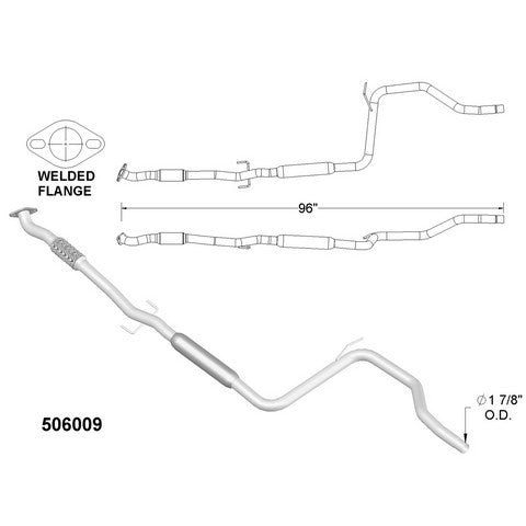 Exhaust Pipe OEM Industries 506009