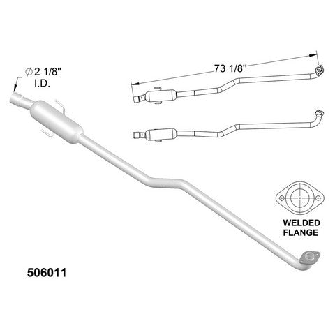 Exhaust Pipe OEM Industries 506011