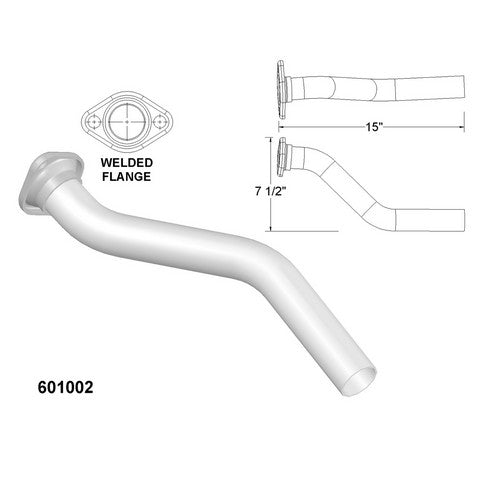 Exhaust Pipe OEM Industries 601002
