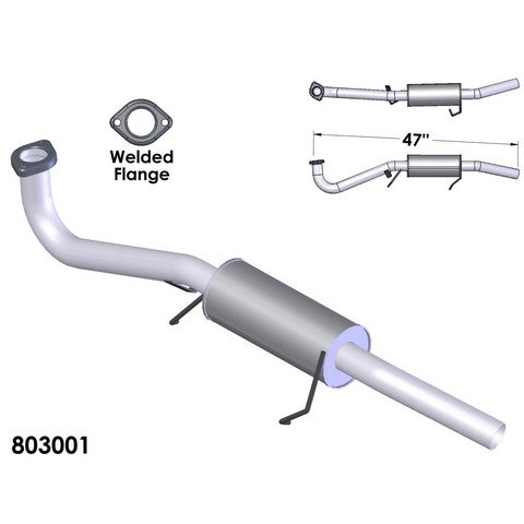 Exhaust Tail Pipe OEM Industries 803001