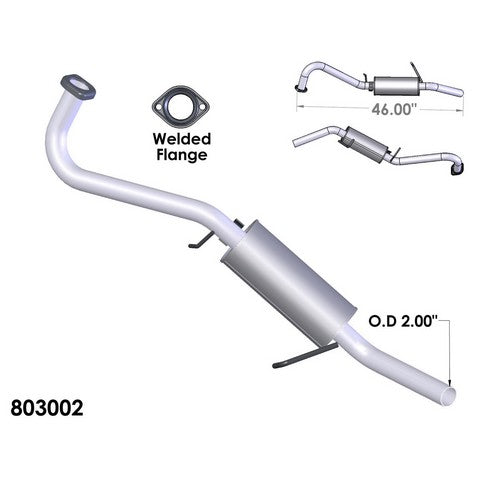 Exhaust Tail Pipe OEM Industries 803002