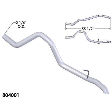 Exhaust Tail Pipe OEM Industries 804001
