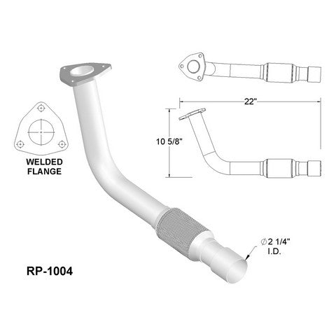 Exhaust Pipe OEM Industries RP1004
