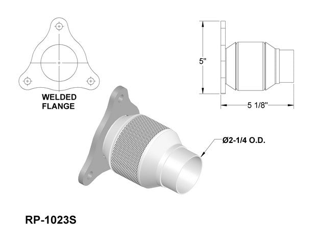 Exhaust Pipe OEM Industries RP1023S