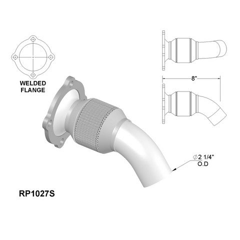 Exhaust Pipe OEM Industries RP1027S