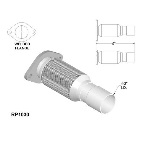 Exhaust Pipe OEM Industries RP1030