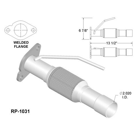 Exhaust Pipe OEM Industries RP1031