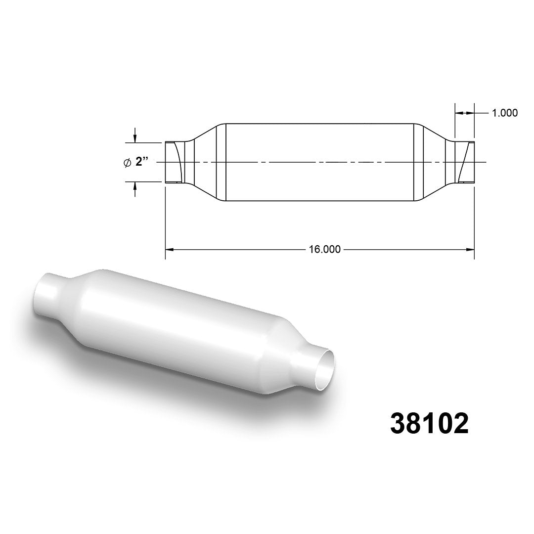 16" OBDII No O2 Sensor