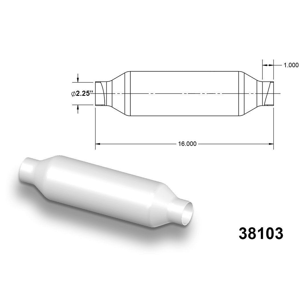 16" OBDII No O2 Sensor
