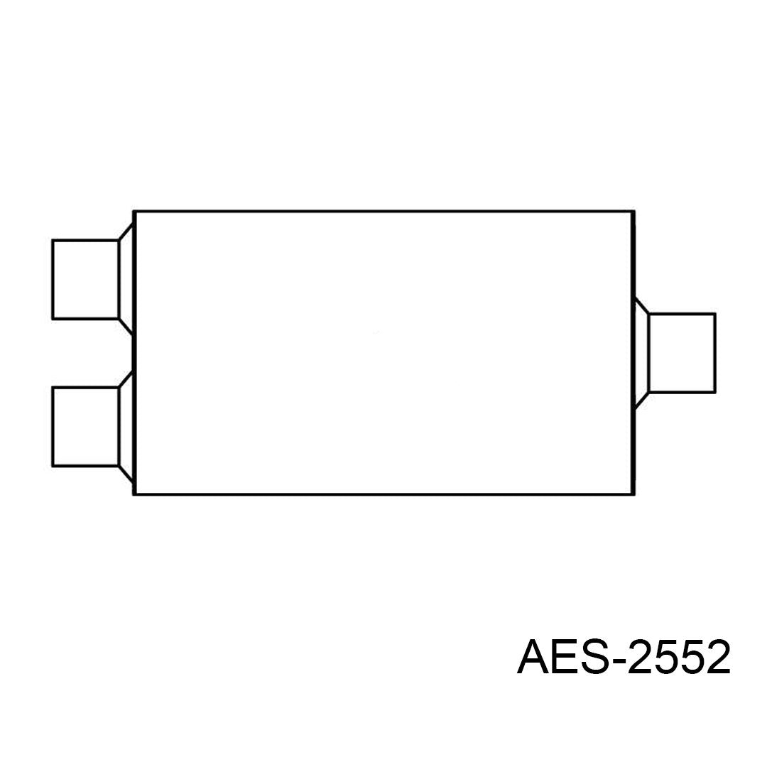 22.5" Performance Muffler 2552