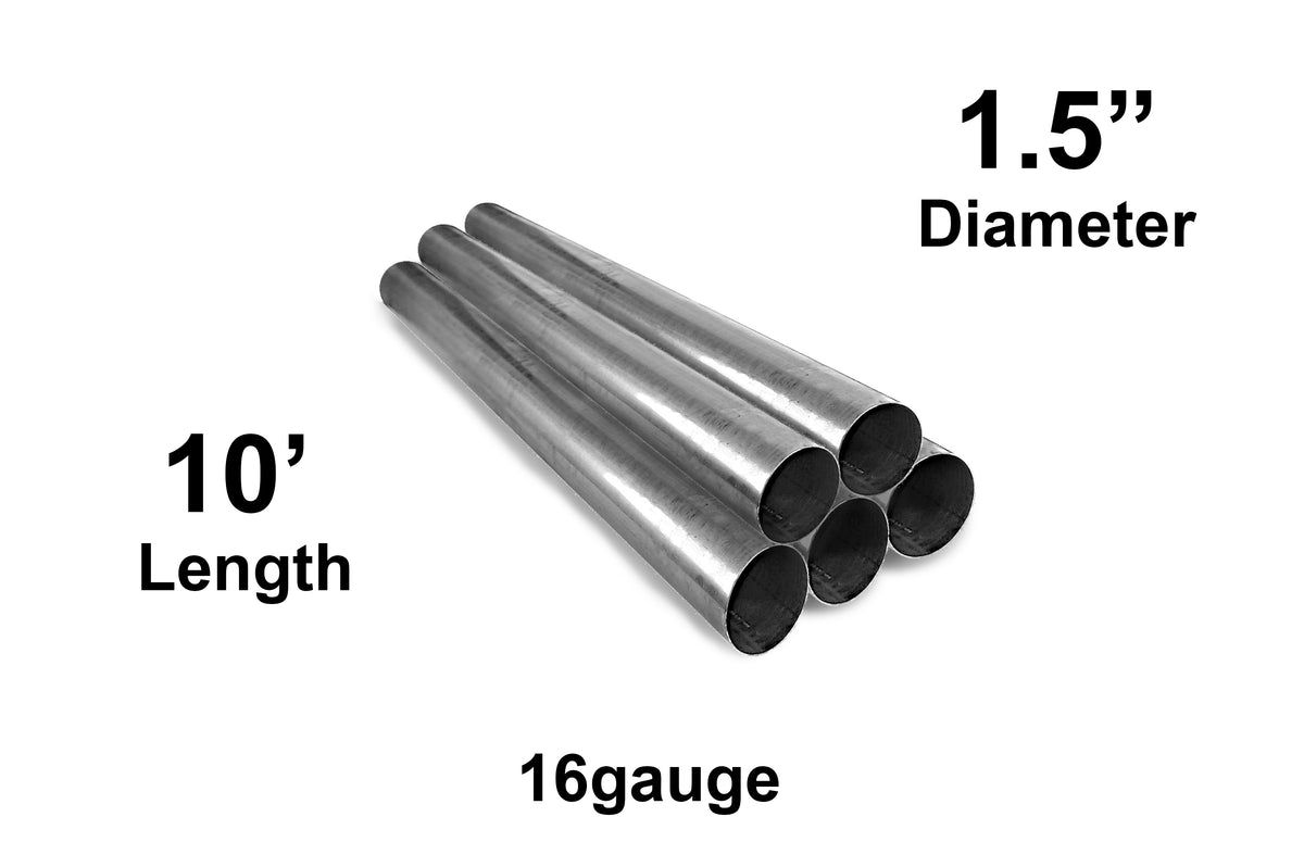 Aluminized Straight Tubing 10' (16g)