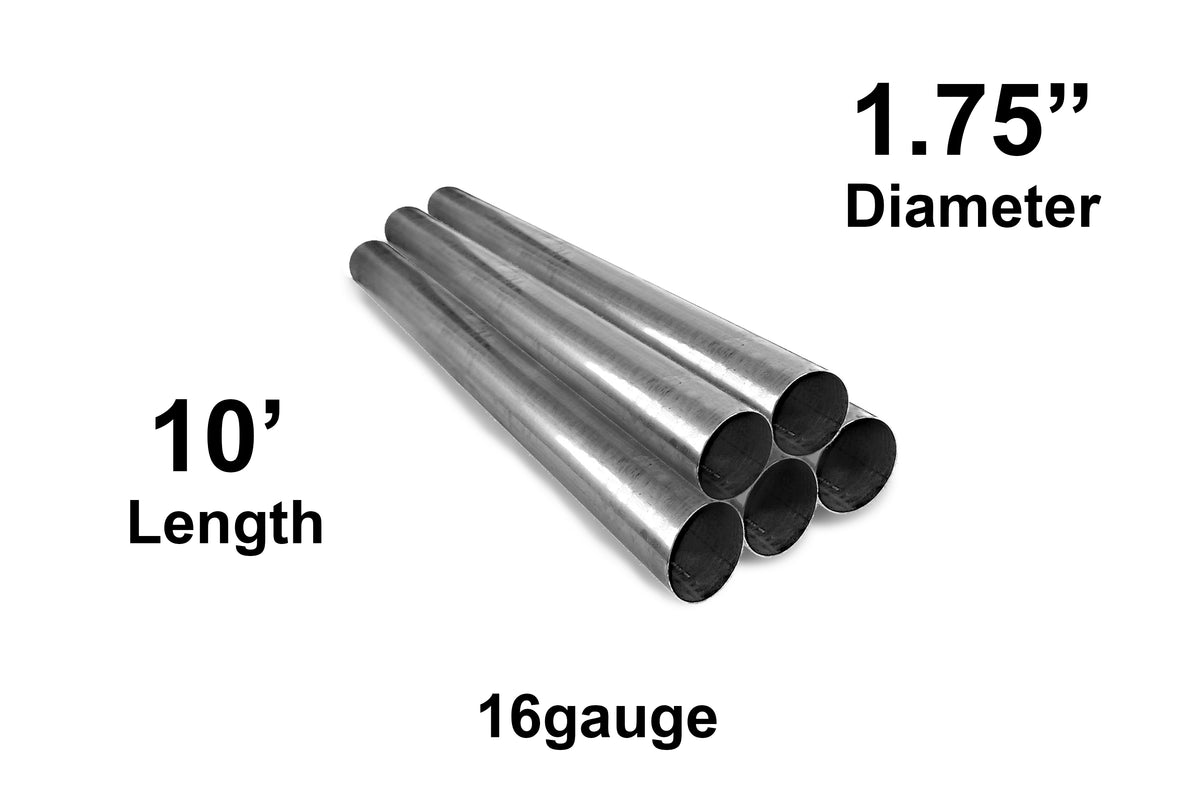 Aluminized Straight Tubing 10' (16g)