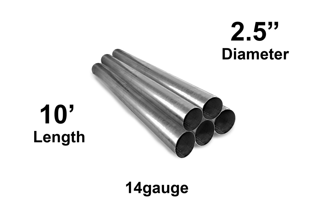 Aluminized Straight Tubing 10' (14g)